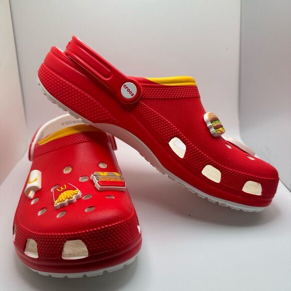 CROCS ADULT MCDONALD'S X CLASSIC CLOG MENS 11 - NEW - Picture 6 of 7